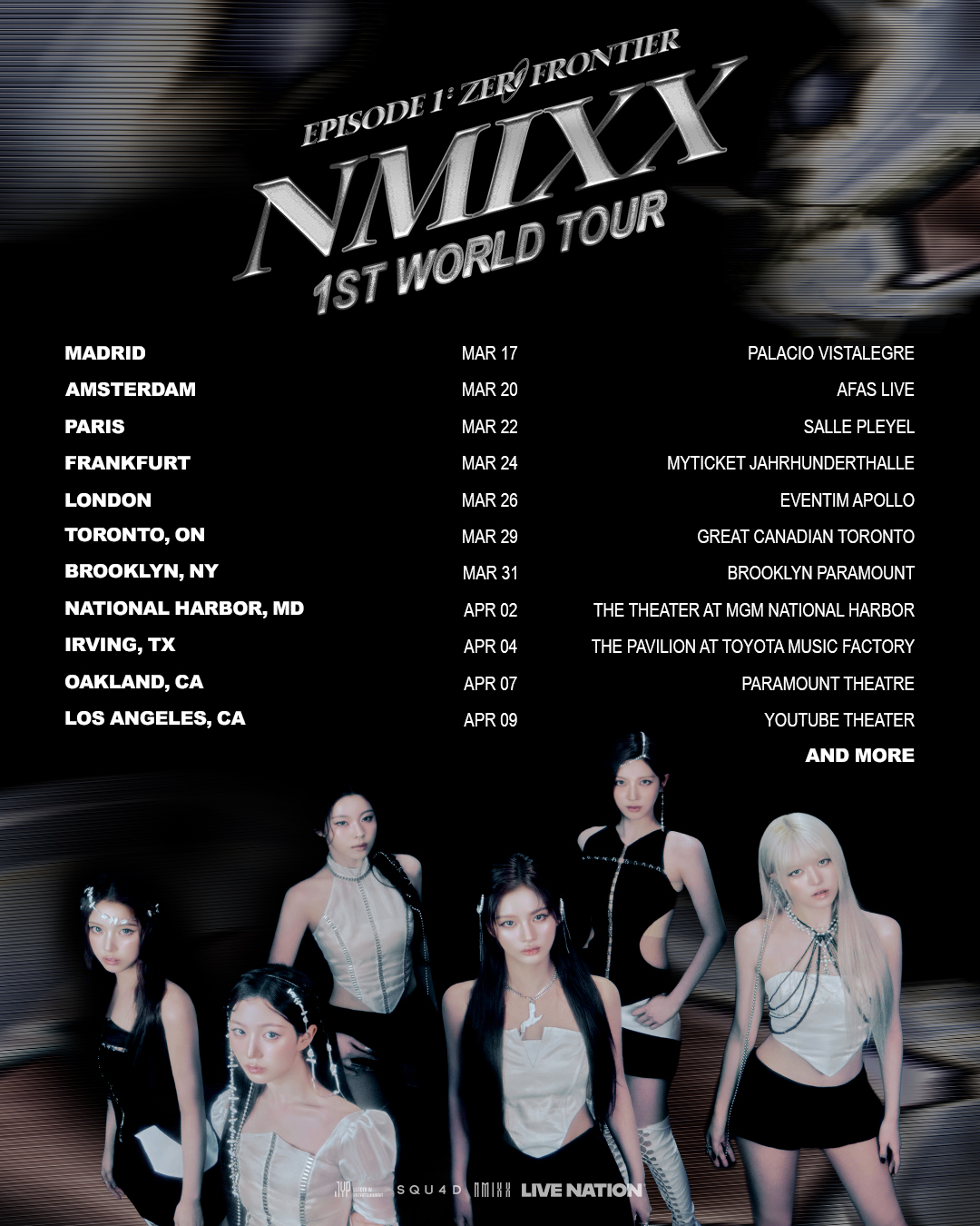 NMIXX 1ST WORLD TOUR EPISODE 1: ZERO FRONTIER Tour Poster 2026